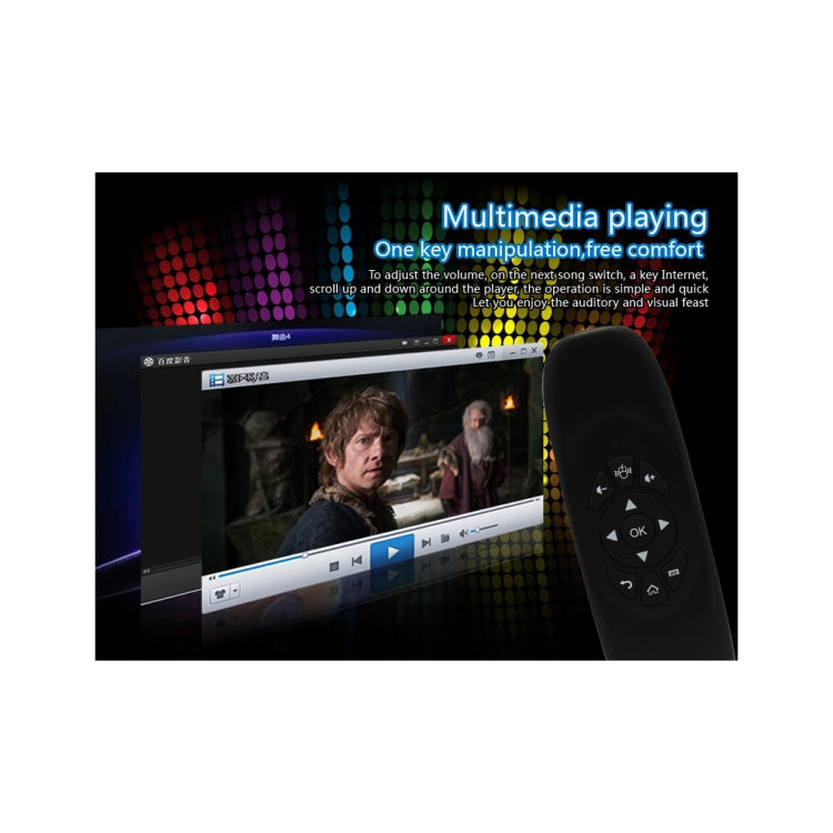 Mini tastiera wireless C120 con mouse 2.4G per PC e Smart TV