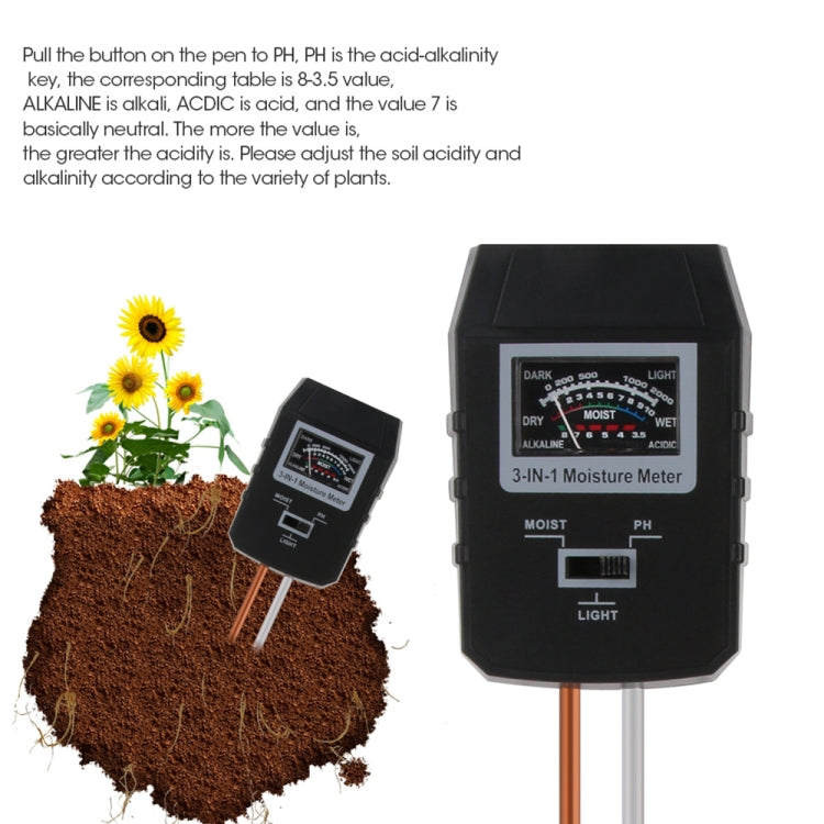 Misuratore di pH e umidità del terreno RZ97 per giardinaggio - immagine 6