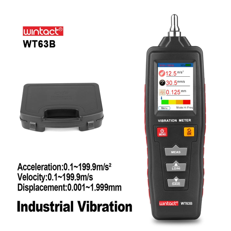 Analizzatore di vibrazioni portatile WINTACT WT63B