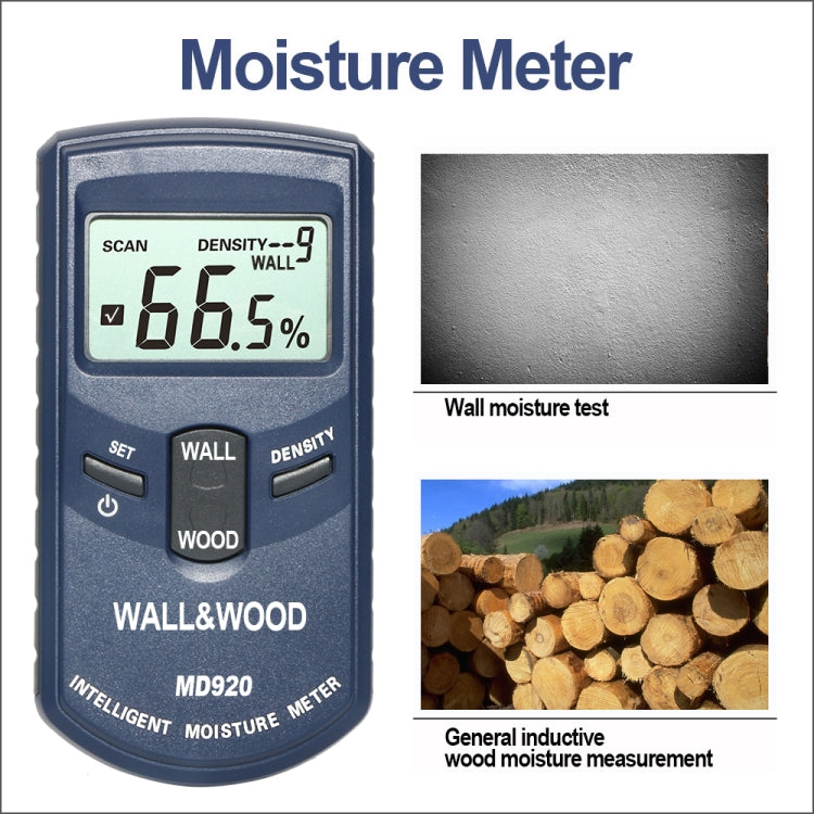 Misuratore di umidità MD920 per legno e superfici murali - immagine 7