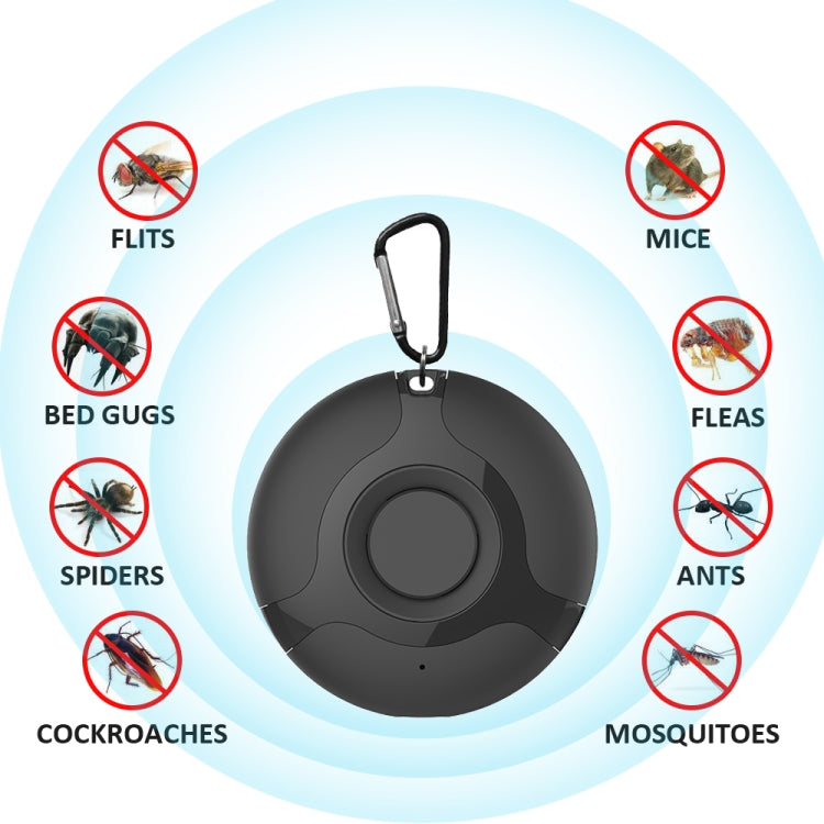 Repellente ultrasuoni zanzare ricaricabile USB 10-70m²