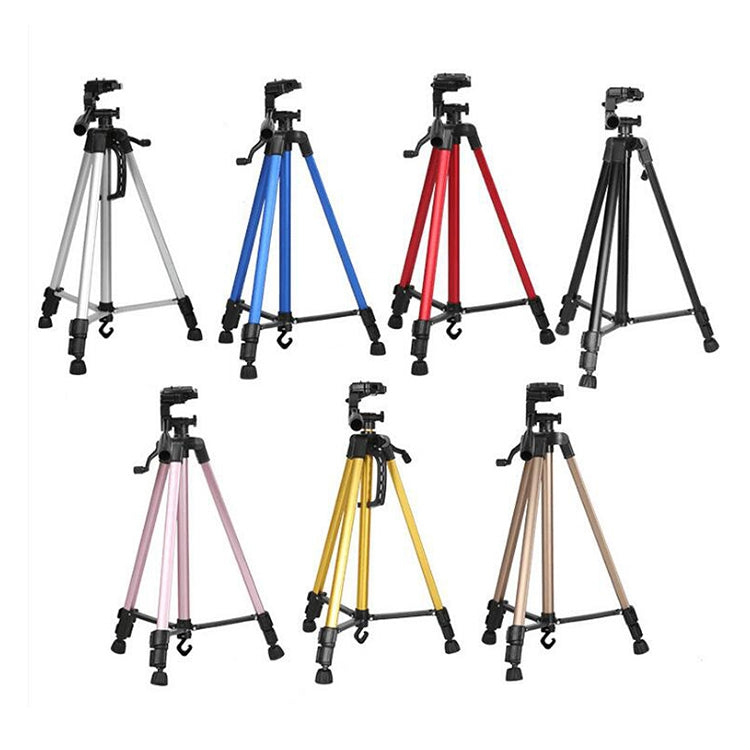 Telefono portatile Live Selfie 3366 Supporto per treppiede DV SLR Fotocamera Autoscatto Staffa a luce completa, 3366 1.4m