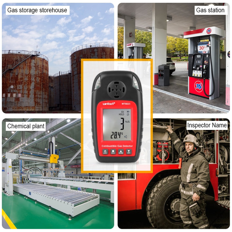 Rilevatore digitale di gas combustibile WT8823 con display LCD - immagine 7