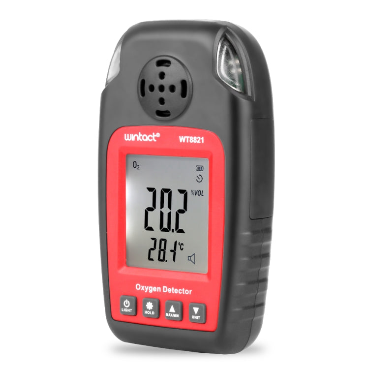 Rilevatore di ossigeno WT8821 con sensore elettromagnetico O2 - immagine 5