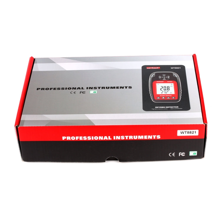 Rilevatore di ossigeno WT8821 con sensore elettromagnetico O2 - immagine 6