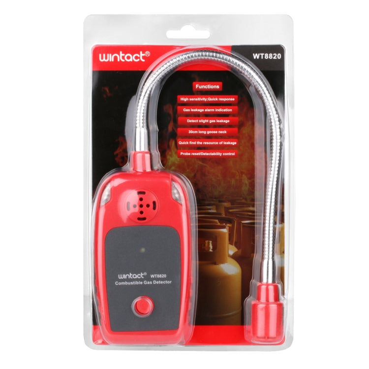 Rilevatore di gas combustibile WT8820 con allarme sonoro e luminoso - immagine 4
