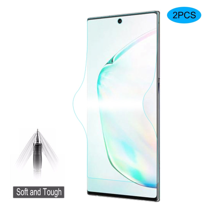 2 PZ ENKAY Hat-Prince 0.1mm 3D Full Screen Protector Pellicola idrogel a prova di esplosione per, For Galaxy Note10, For Galaxy Note10+
