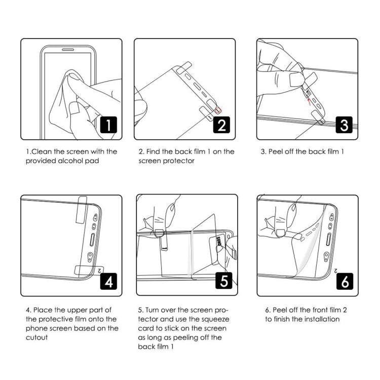 ENKAY Hat-Prince 0.1mm 3D Full Screen Protector Pellicola idrogel antideflagrante per, For Galaxy Note10, For Galaxy Note10+