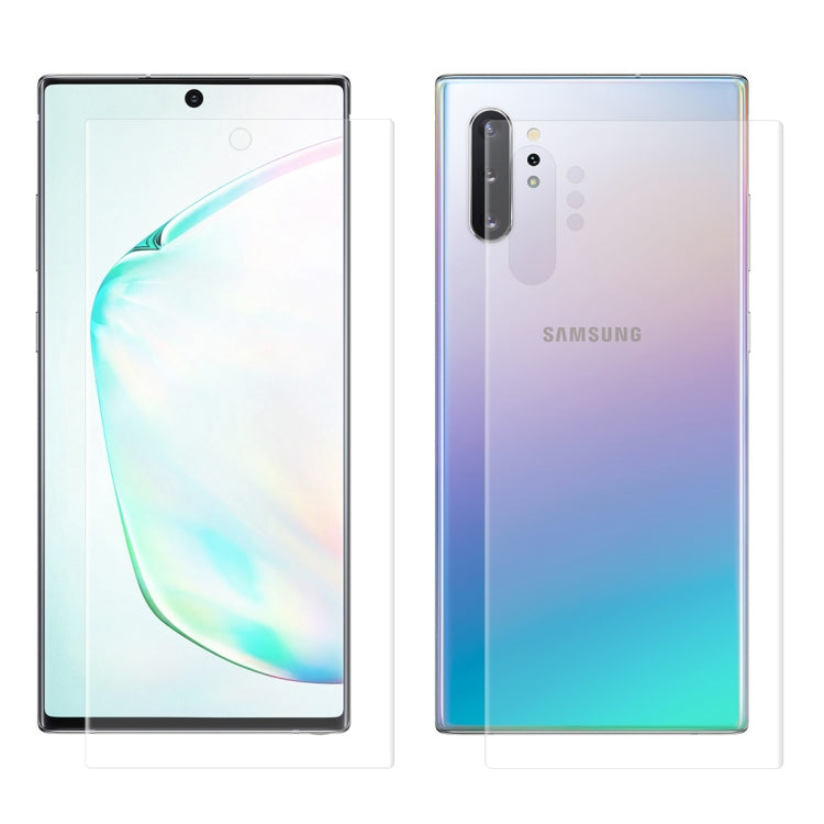 ENKAY Hat-Prince 0.1mm 3D Full Screen Protector Pellicola idrogel antideflagrante anteriore + posteriore per, For Galaxy Note10+, For Galaxy Note10