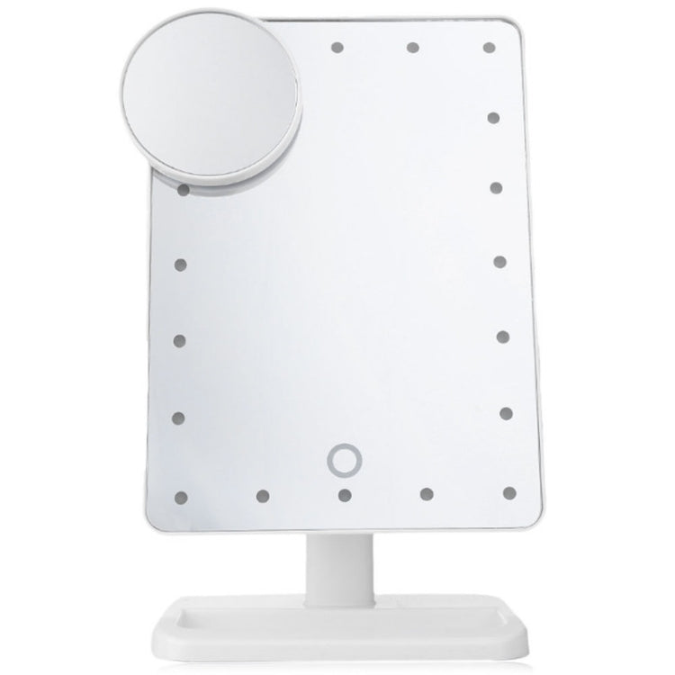 Specchio portatile da tavolo con sensore tattile LED