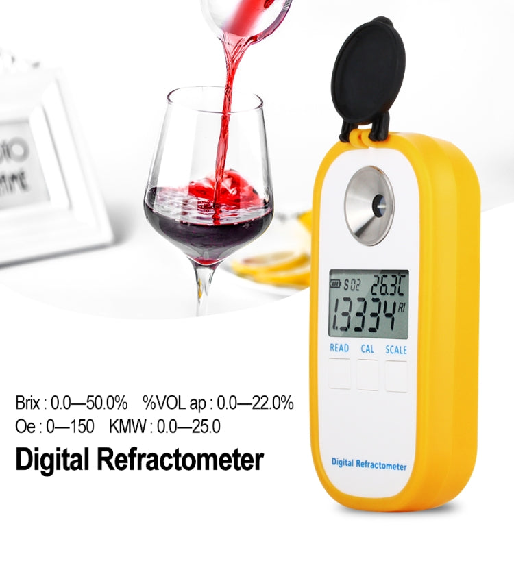 Rifrattometro digitale DR401 per Brix 0-50% e alcol 0-22% - immagine 8