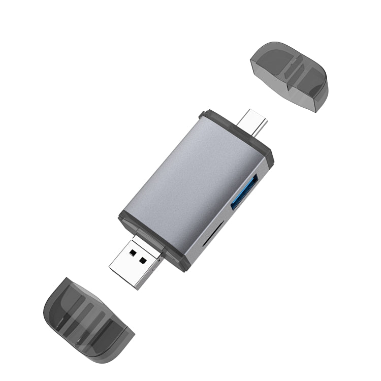 Lettore di schede OTG USB Tipo C Micro USB 3 in 1