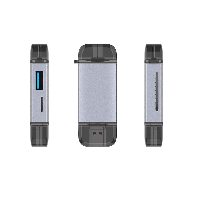 Lettore di schede OTG USB Tipo C Micro USB 3 in 1