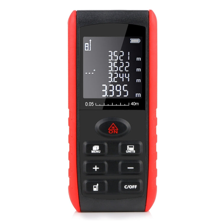 Telemetro laser portatile E40, portata 40 m e precisione ±1,5 mm