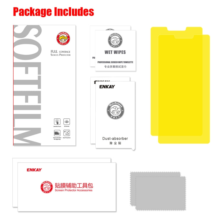 2 PZ ENKAY Hat-Prince 0.1mm 3D Full Screen Protector Pellicola idrogel a prova di esplosione, For Huawei Mate 30 Pro, For Huawei Mate 30