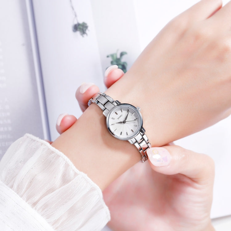 Skmei 1410 Orologio da donna al quarzo con cinturino acciaio