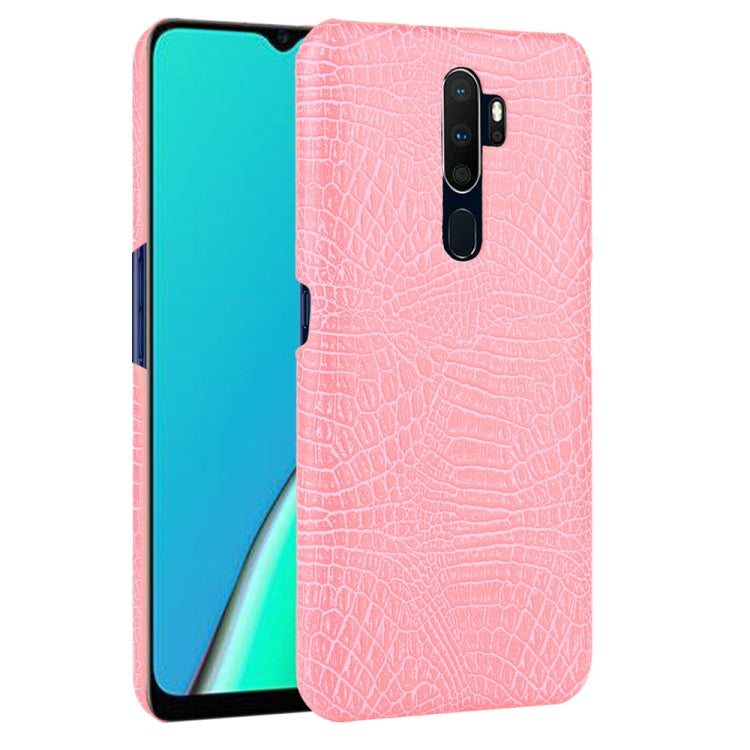 Per Oppo A9 2020 / A5 2020 / A11X Custodia antiurto in coccodrillo Texture PC + PU, For OPPO A9 2020