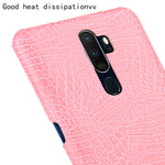Per Oppo A9 2020 / A5 2020 / A11X Custodia antiurto in coccodrillo Texture PC + PU, For OPPO A9 2020