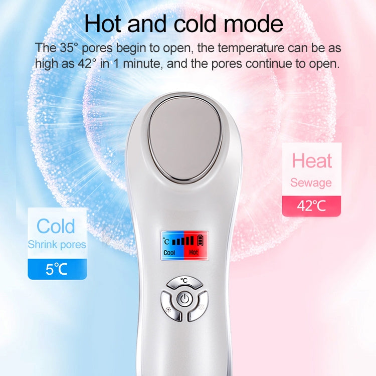 Massaggiatore viso crioterapia ultrasuoni Hot Cold 19.5cm