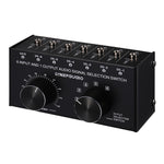 Selettore audio 6 ingressi 1 uscita con controllo volume