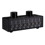 Selettore audio 6 ingressi 2 uscite con interfaccia 3,5 mm