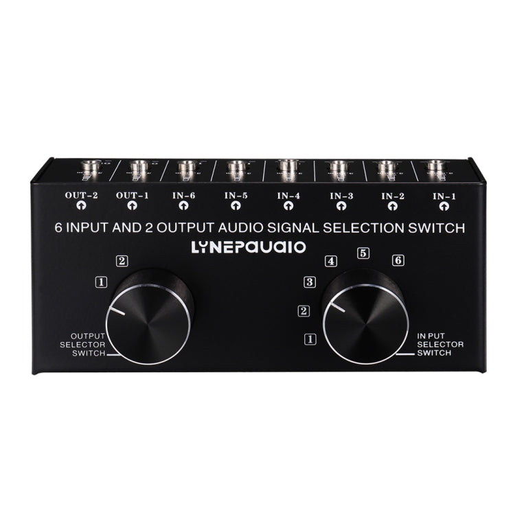 Selettore audio 6 ingressi 2 uscite con interfaccia 3,5 mm