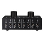 Selettore audio 6 ingressi 2 uscite con interfaccia 3,5 mm