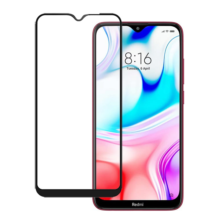 2 pezzi mocolo 0.33mm 9H 2.5D Full Glue Pellicola in vetro temperato, For Xiaomi Redmi 8, For Xiaomi Redmi 8A, For Xiaomi Mi 9 Pro