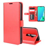 Per OPPO A9 (2020) R64 Texture Custodia in pelle pieghevole orizzontale a piega singola con supporto e slot per schede e portafoglio, For OPPO A9(2020)
