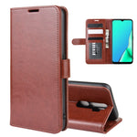 Per OPPO A9 (2020) R64 Texture Custodia in pelle pieghevole orizzontale a piega singola con supporto e slot per schede e portafoglio, For OPPO A9(2020)