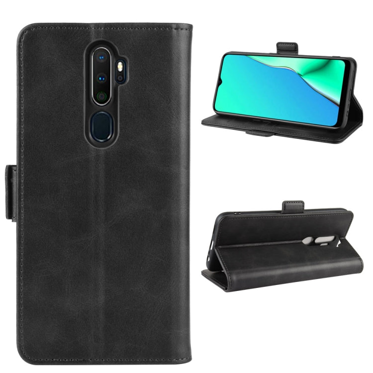 Per OPPO A9 (2020) Custodia per cellulare in pelle con supporto a portafoglio con portafoglio, supporto e slot per carte, For OPPO A9 (2020)