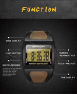 SANDA 222 Orologio sportivo digitale impermeabile 50M