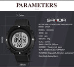 SANDA 361 Orologio elettronico multifunzione impermeabile