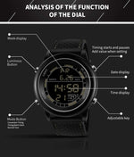 SANDA 411 Orologio digitale multifunzione impermeabile