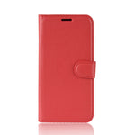 Per Huawei Honor 9X Versione con impronte digitali Litchi Texture Custodia in pelle a vibrazione orizzontale con portafoglio e supporto e slot per schede