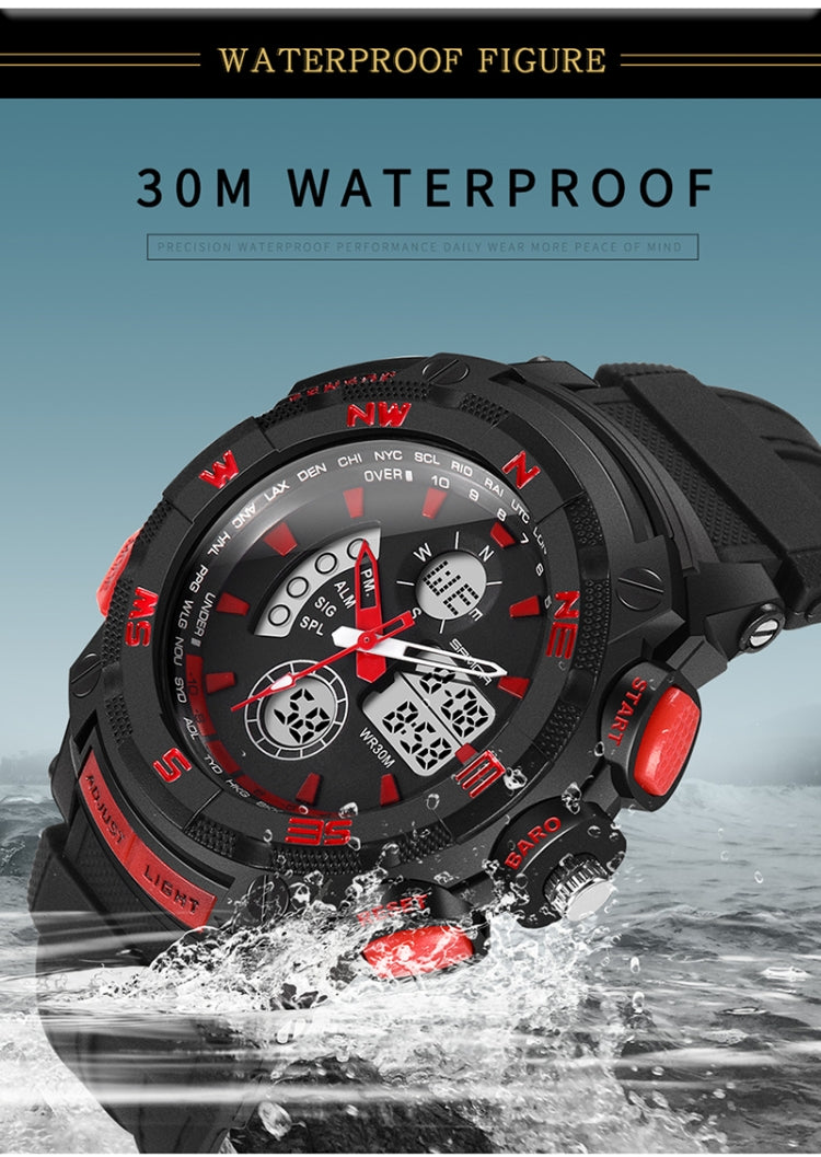 Orologio digitale uomo SANDA 775 sportivo multifunzione