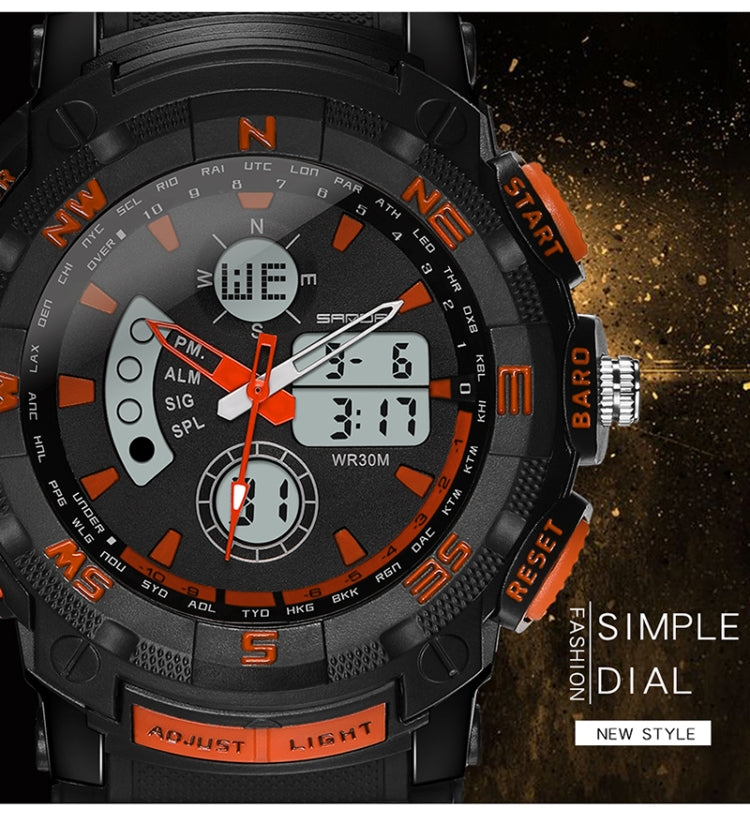 Orologio digitale uomo SANDA 775 sportivo multifunzione