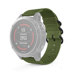 Per cinturino in nylon a tre anelli Garmin Fenix 3/5X universale da 26 mm