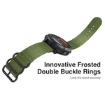 Per cinturino in nylon a tre anelli Garmin Fenix 3/5X universale da 26 mm