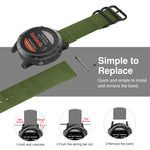 Per cinturino in nylon a tre anelli Garmin Fenix 3/5X universale da 26 mm