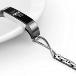 Per smartwatch Fitbit Alta cinturino in metallo a forma di X, black, gold, rose gold, sliver