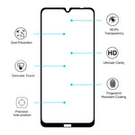 2 PZ ENKAY Hat-prince Full Glue 0.26mm 9H 2.5D Pellicola a copertura totale in vetro temperato, For REDMI Note 8T, For Moto One Marco / Moto G8 Play