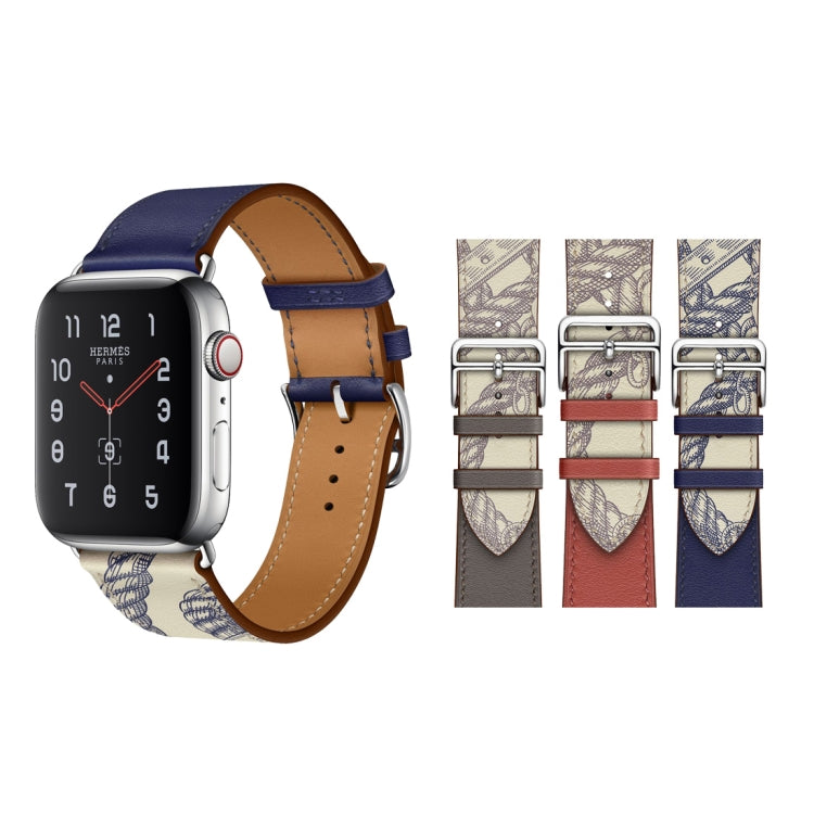 Per Apple Watch 3/2/1 Generazione 42mm Cinturino Psing-ring universale con serigrafia
