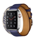 Per Apple Watch 3/2/1 Generazione 38mm Cinturino per orologio serigrafato universale a doppio anello