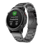 Per cinturino in acciaio inossidabile Garmin 5 20mm Tri-Bead