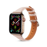Per Apple Watch 3/2/1 generazione cinturino in pelle sottile universale da 38 mm