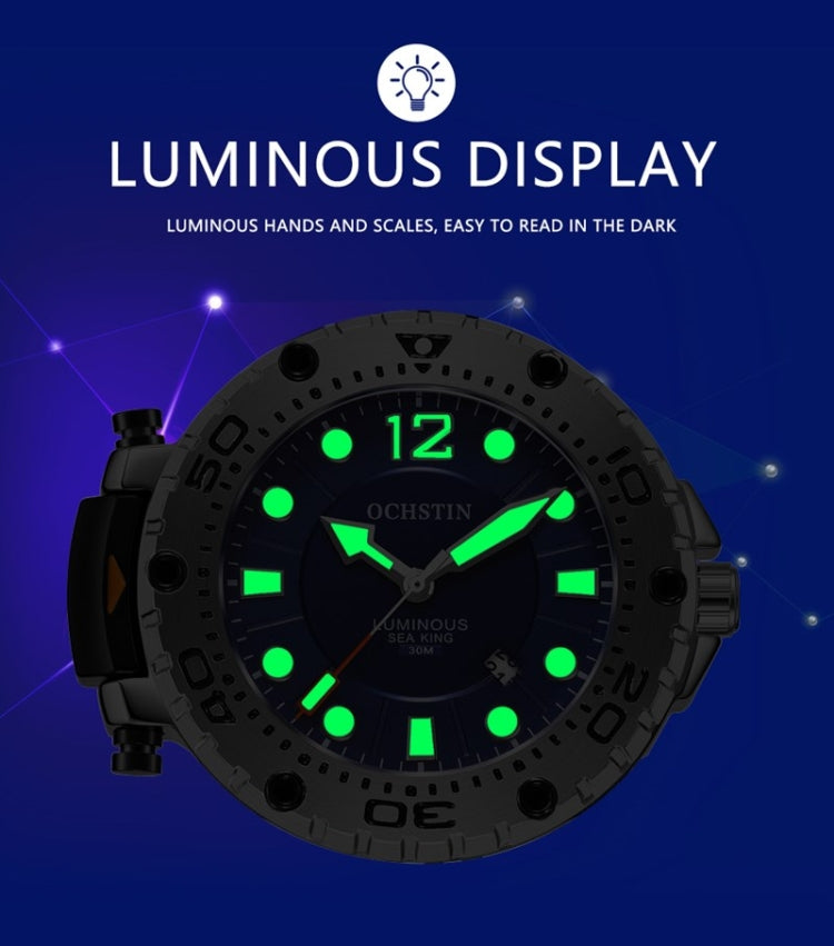 Orologio sportivo uomo impermeabile con luce notturna