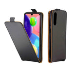 Custodia in pelle TPU verticale con slot carte Galaxy A70