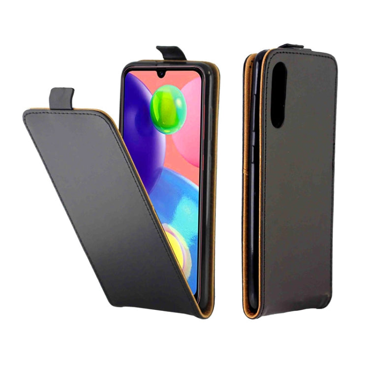 Custodia in pelle TPU verticale con slot carte Galaxy A70