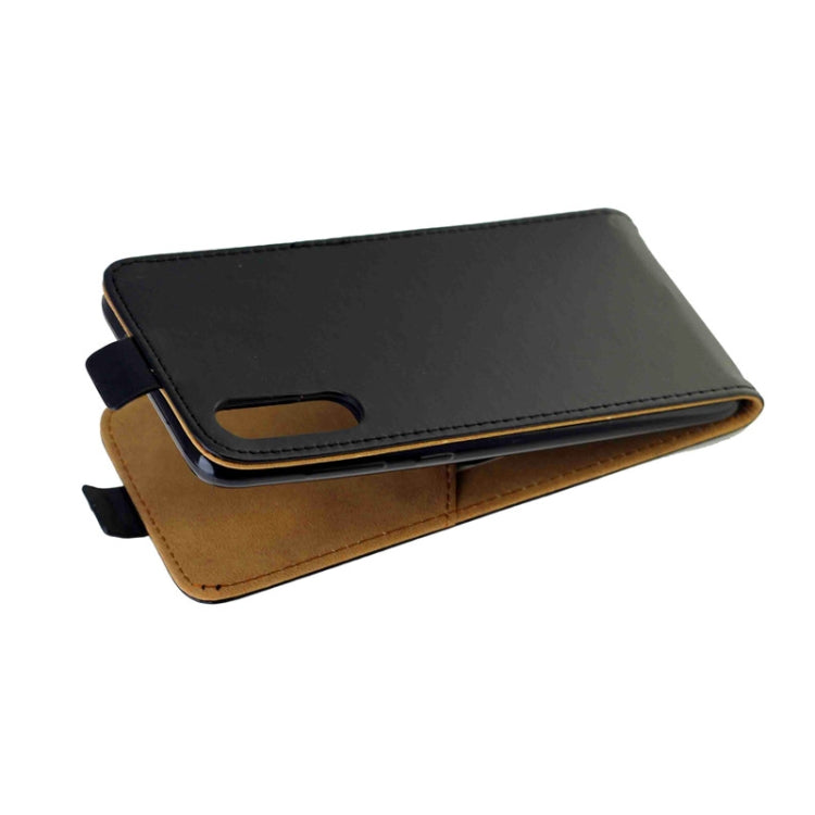 Custodia in pelle TPU verticale con slot carte Galaxy A70